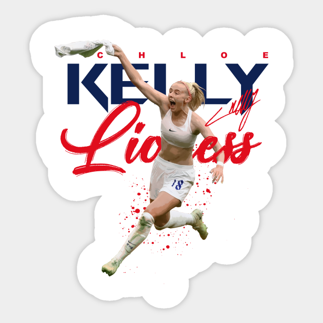 Chloe Kelly - Chloe Kelly England Womens Soccer - Sticker | TeePublic